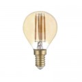 LED žárovka 4W COB Filament Golden Glass G45 E14 400lm ULTRA TEPLÁ